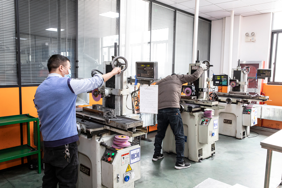 Workers Are Operating The Machine